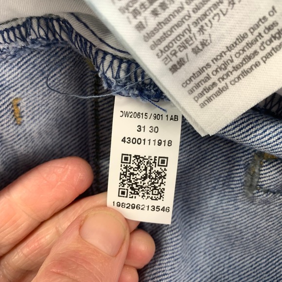 Tommy Hilfiger Jeans Womens 31 Charlie Mid-Loose Wide Leg Light Wash Stretch - Picture 11 of 16